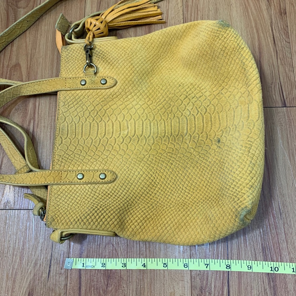 The Sak Sophie Suede Leather Crossbody Satchel - Picture 14 of 16